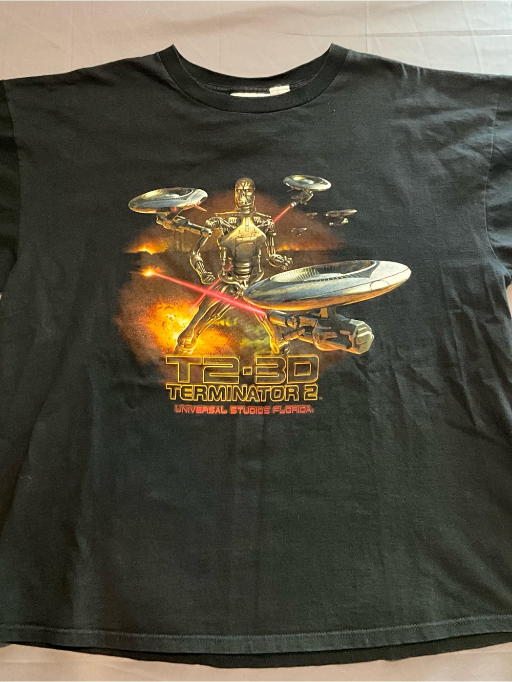 Vintage Universal Studios Florida Terminator 2 - 3D Size XL